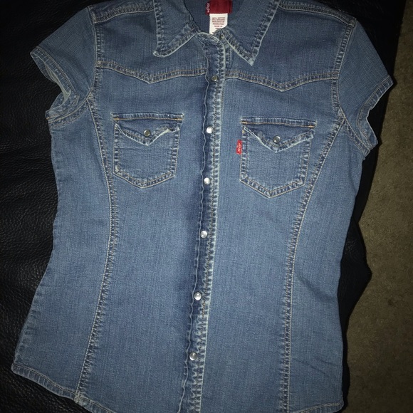 Ladies Levi’s Cap sleeve top - Picture 7 of 7